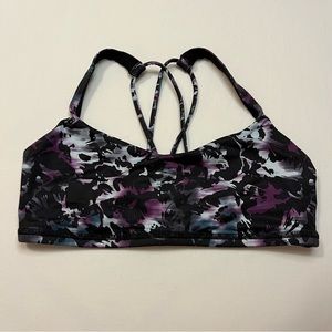 Lululemon Free to Be Sports Bra in Purple and Black